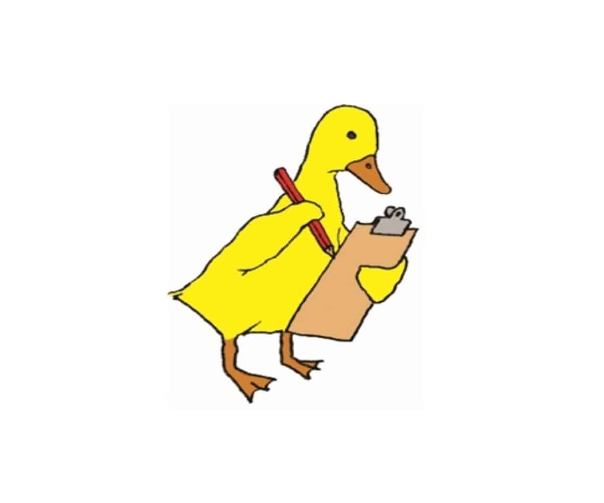 duck clip board
