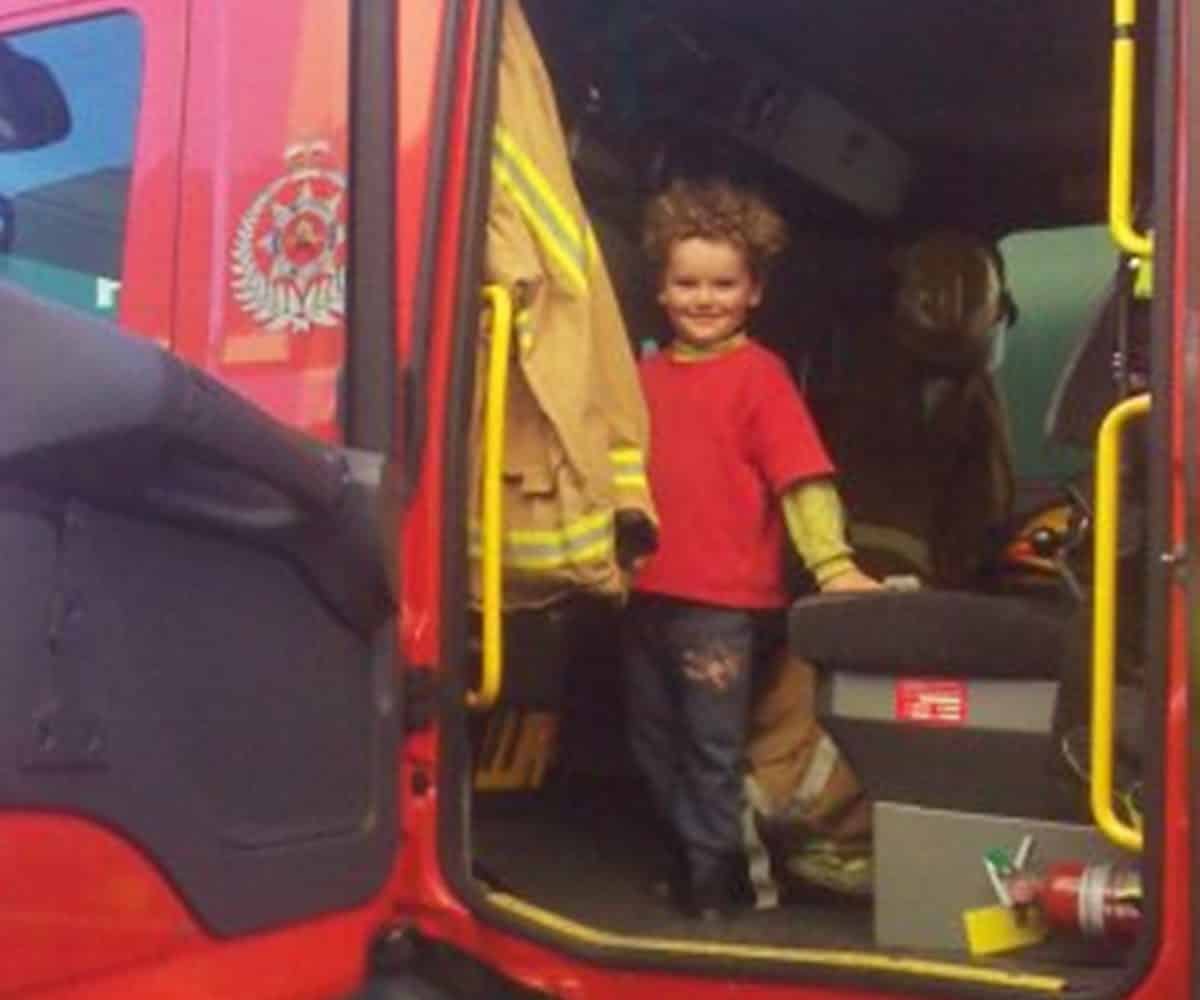 firemen are real life superheroes to children